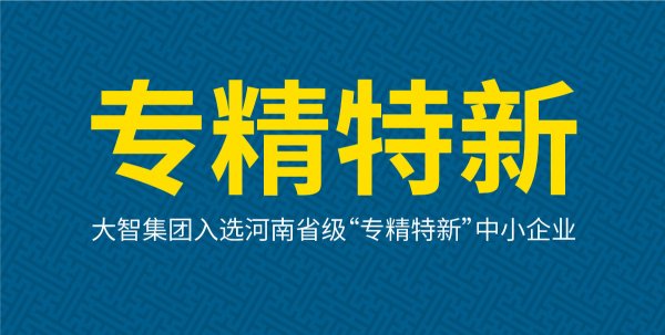 大智集团入选河南省级“专精特新”中小企业